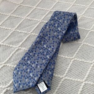 Banana Republic FLORAL tie blue